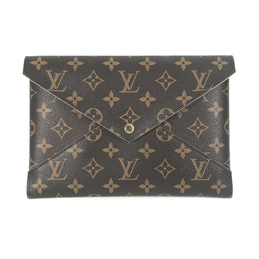LOUIS VUITTON Clutch bag M62034 Monogram canvas Brown Monogram Pochette Kirigami