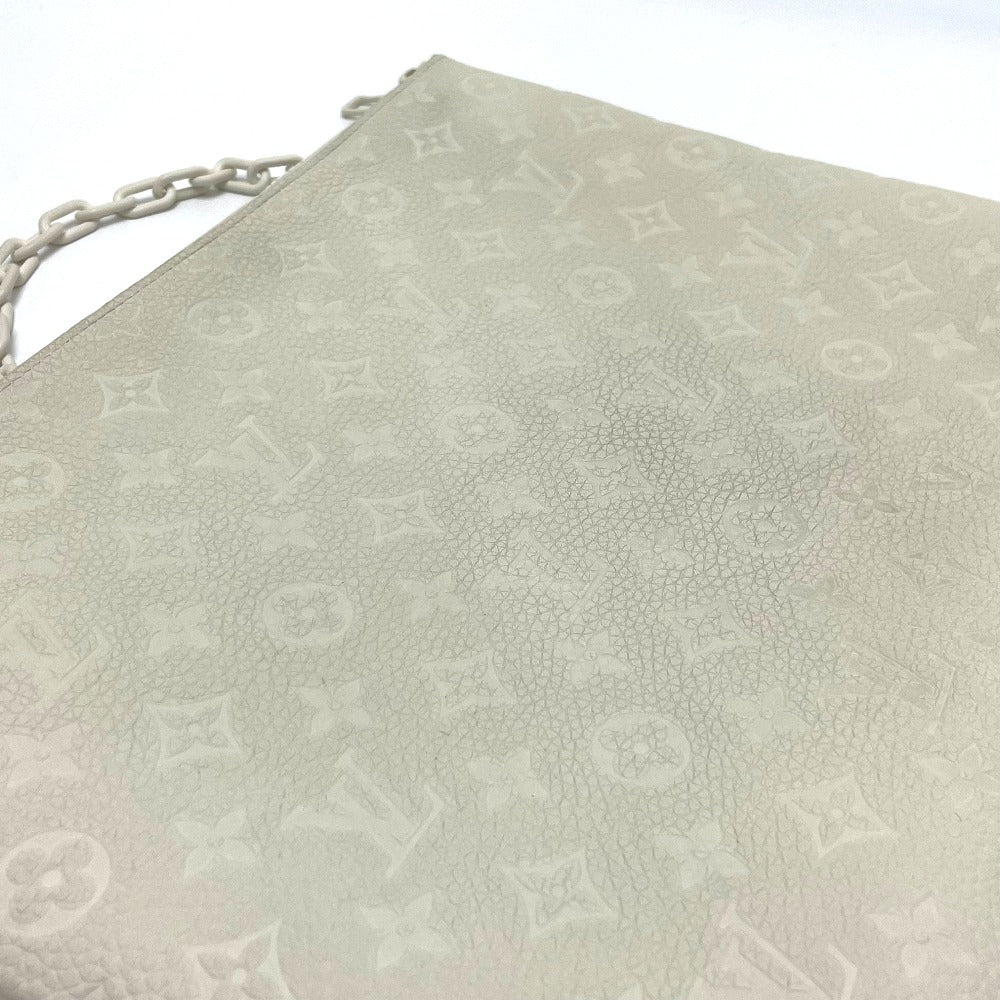 LOUIS VUITTON Clutch bag M67462 Taurillon Clemence white Taurillon Clemence Monogram Pochette A4 mens Used