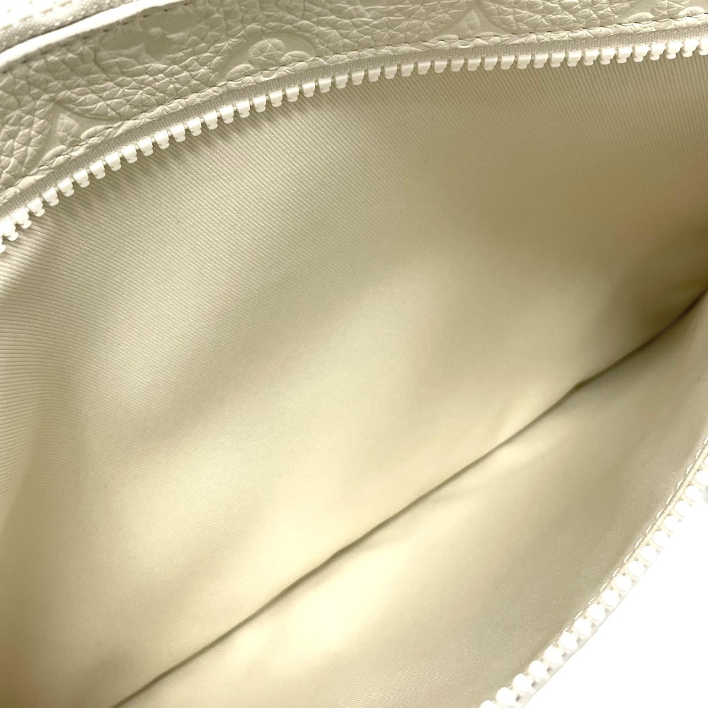 LOUIS VUITTON Clutch bag M67462 Taurillon Clemence white Taurillon Clemence Monogram Pochette A4 mens Used