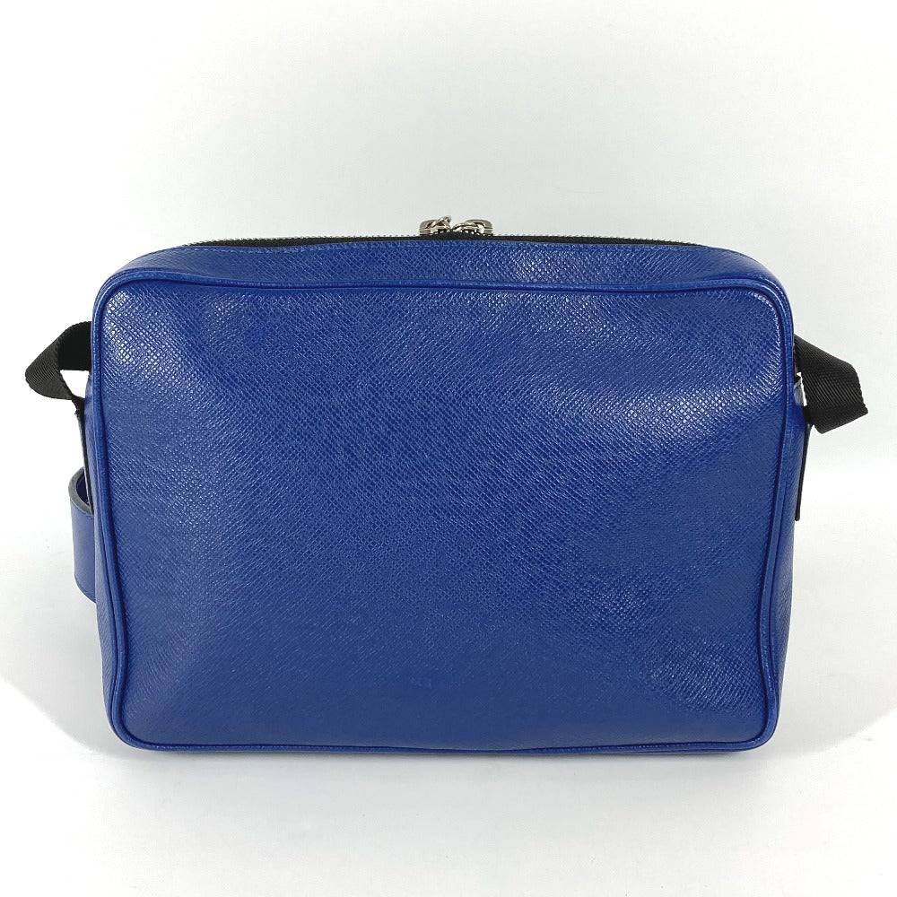LOUIS VUITTON Shoulder Bag M33437 Taiga Leather blue Taiga Outdoor messenger PM unisex(Unisex)