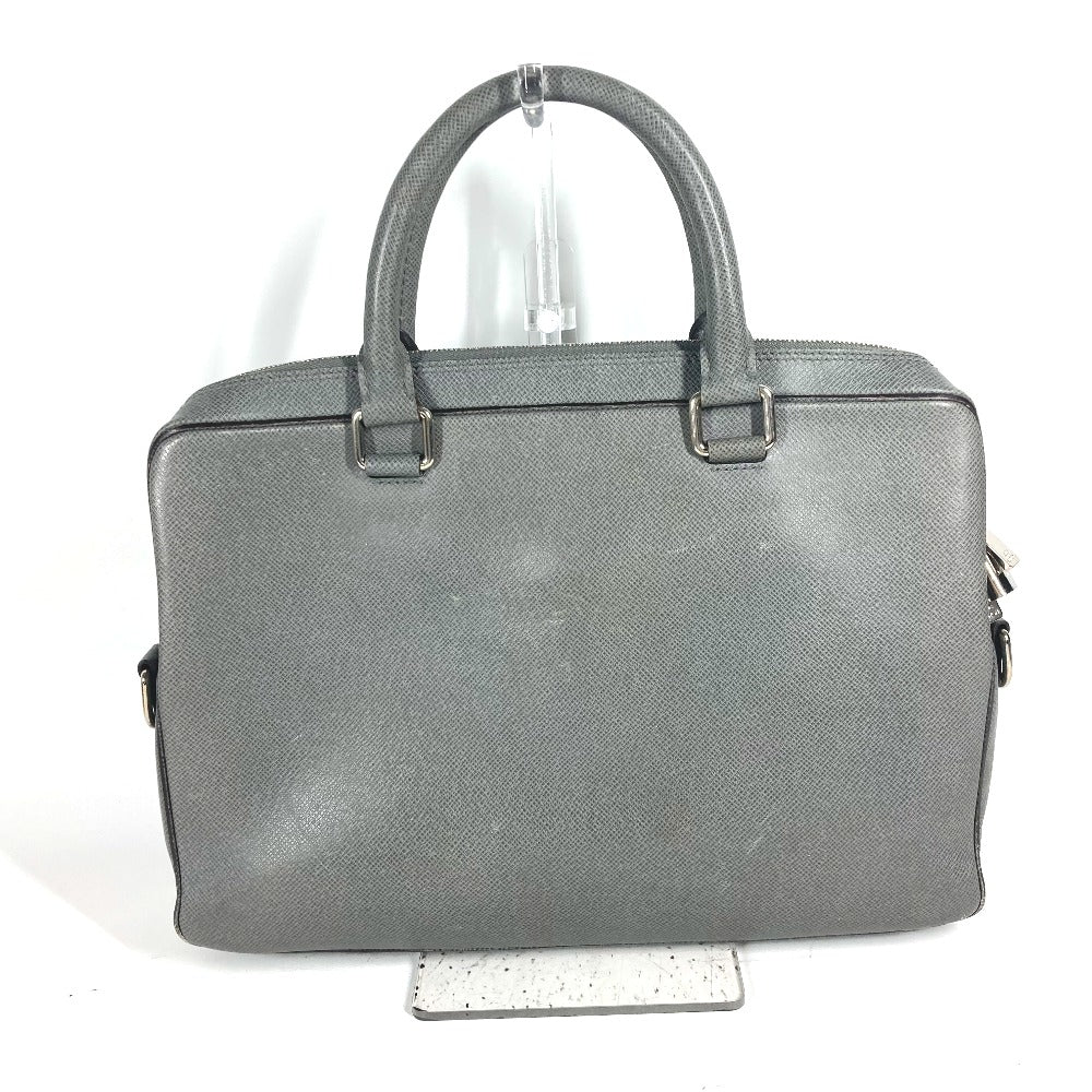 LOUIS VUITTON Business bag Taiga Leather gray Taiga Taiga Porto Document Business PDB mens
