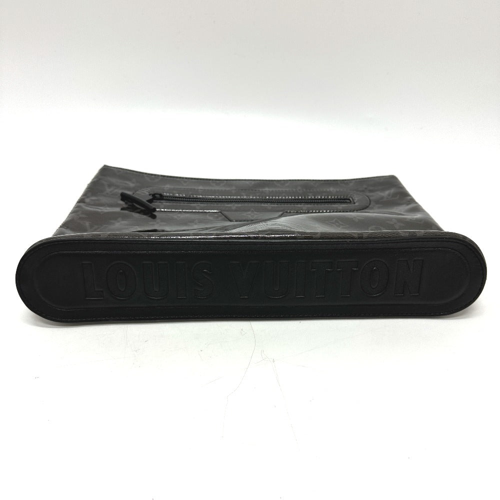 LOUIS VUITTON Clutch bag M63373 Plastics black Monogram Eclipse Glaze Pochette Cosmos