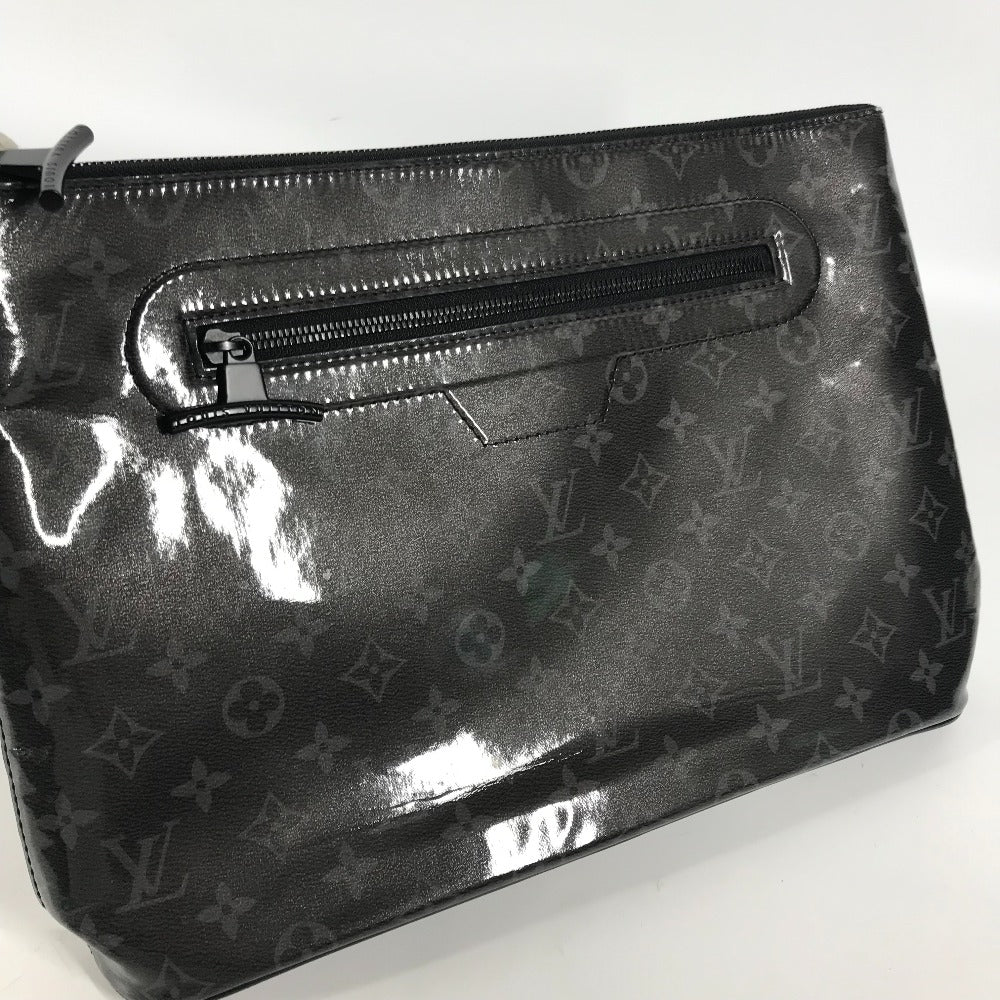LOUIS VUITTON Clutch bag M63373 Plastics, Leather black Monogram Eclipse Glaze, Japan, Tokyo, Shinjuku Isetan Exclusive Pochette Cosmos
