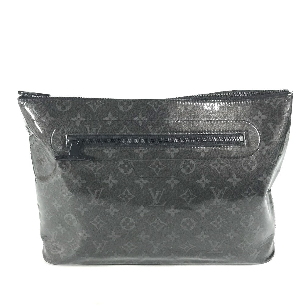 LOUIS VUITTON Clutch bag M63373 Plastics, Leather black Monogram Eclipse Glaze, Japan, Tokyo, Shinjuku Isetan Exclusive Pochette Cosmos