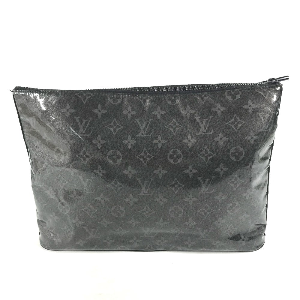 LOUIS VUITTON Clutch bag M63373 Plastics, Leather black Monogram Eclipse Glaze, Japan, Tokyo, Shinjuku Isetan Exclusive Pochette Cosmos