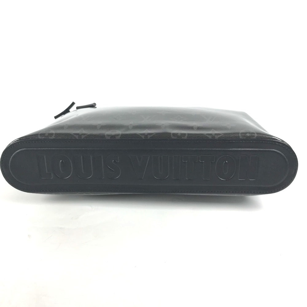 LOUIS VUITTON Clutch bag M63373 Plastics, Leather black Monogram Eclipse Glaze, Japan, Tokyo, Shinjuku Isetan Exclusive Pochette Cosmos