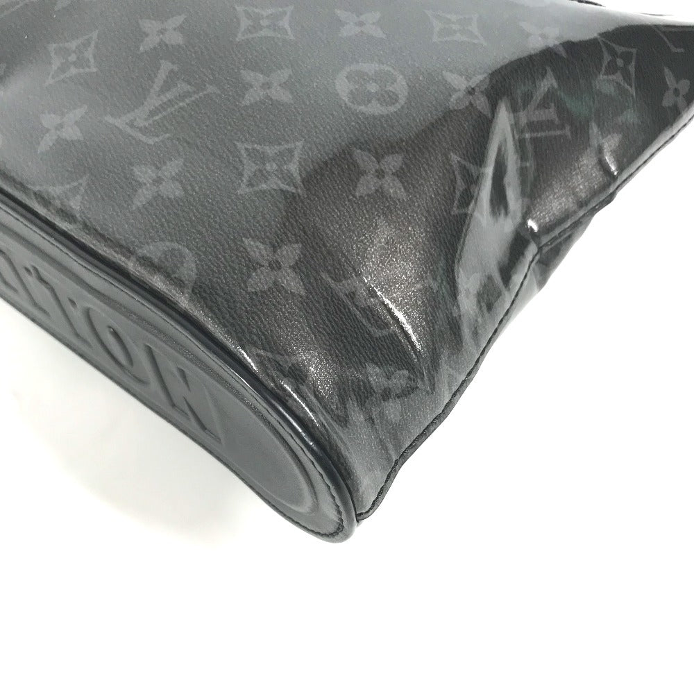 LOUIS VUITTON Clutch bag M63373 Plastics, Leather black Monogram Eclipse Glaze, Japan, Tokyo, Shinjuku Isetan Exclusive Pochette Cosmos