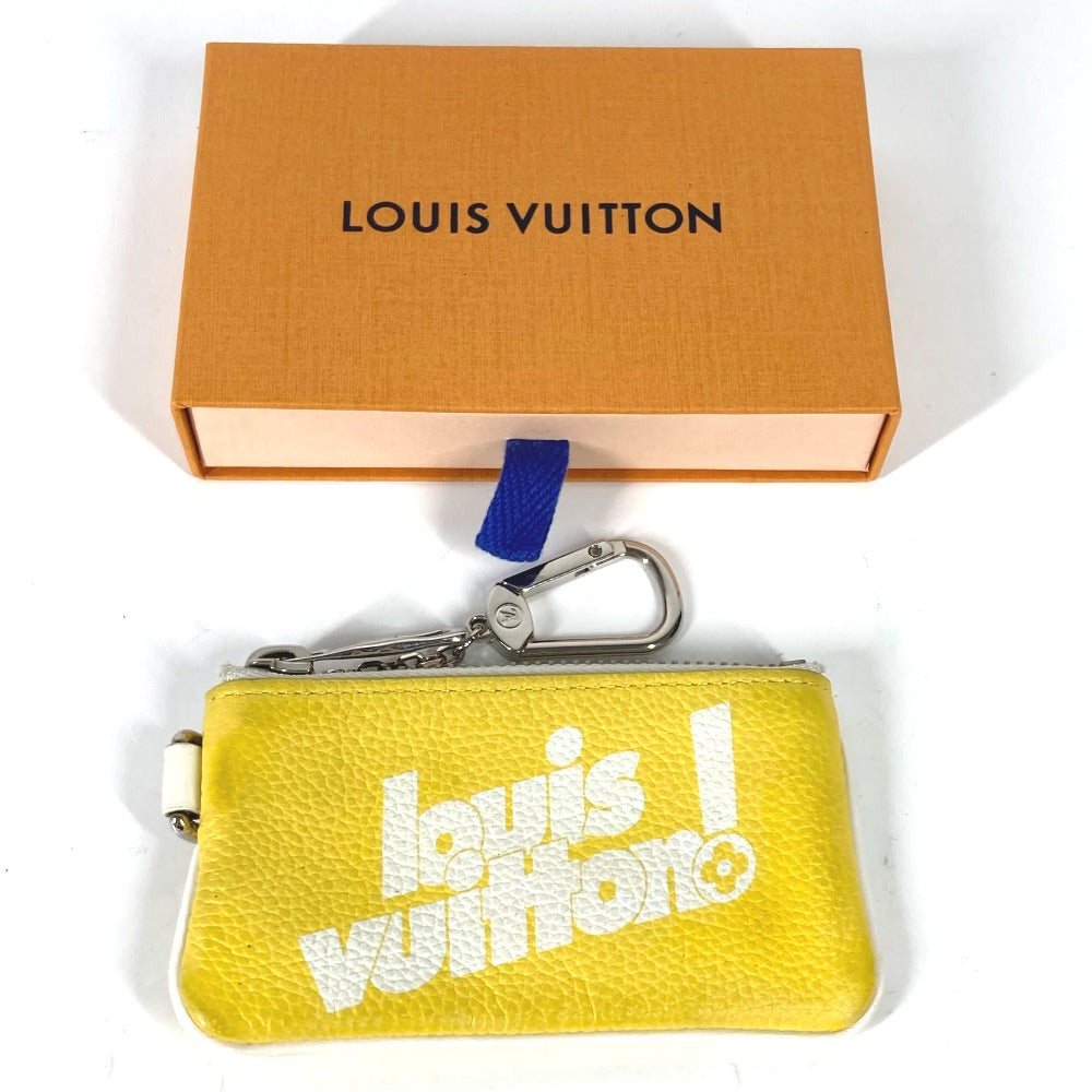 LOUIS VUITTON Coin case M80845 leather yellow Everyday LV Pochette Cre mens
