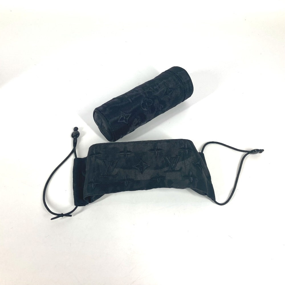 LOUIS VUITTON Pouch M77147 polyester black monogram mesh Mask Covers & Masks unisex(Unisex)