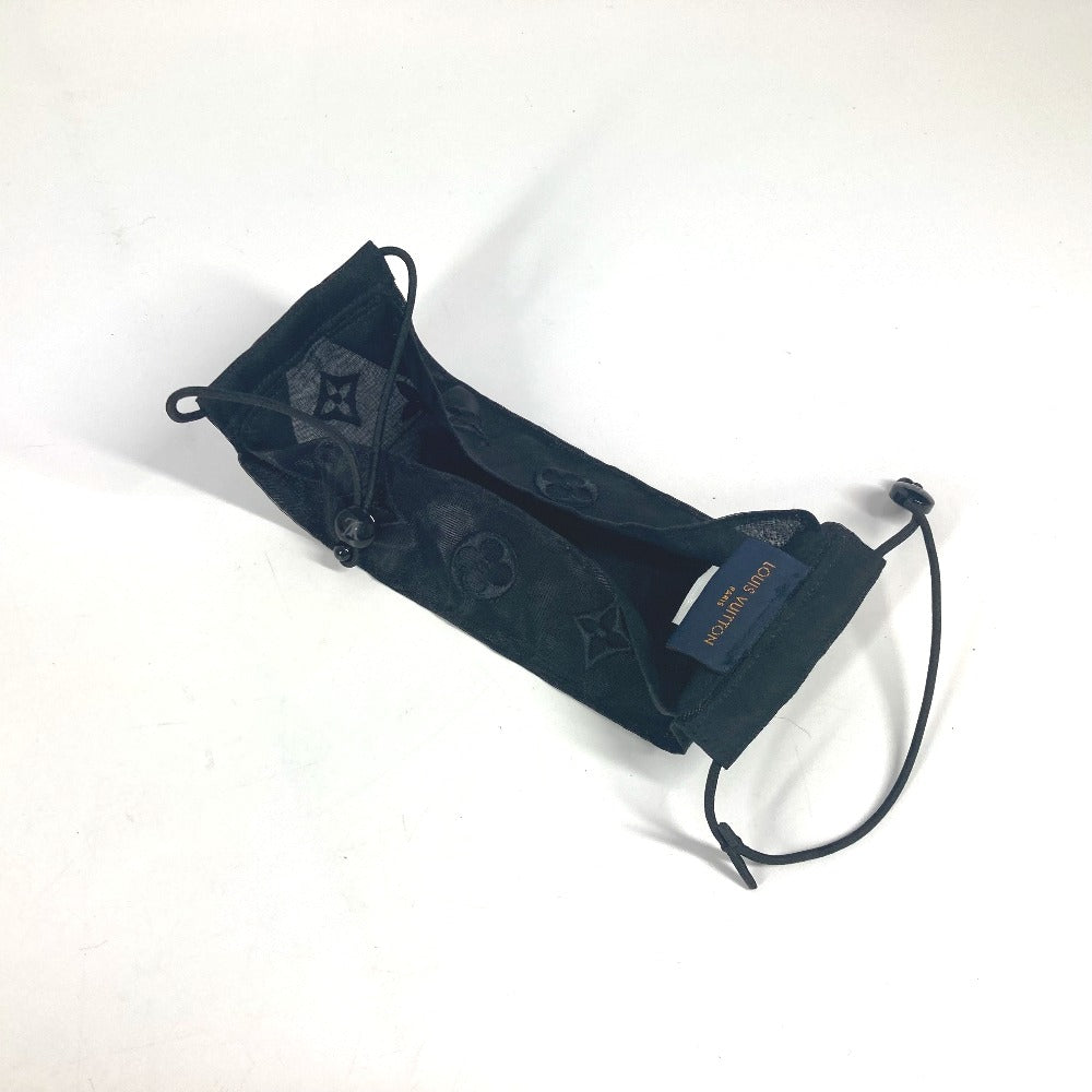 LOUIS VUITTON Pouch M77147 polyester black monogram mesh Mask Covers & Masks unisex(Unisex)