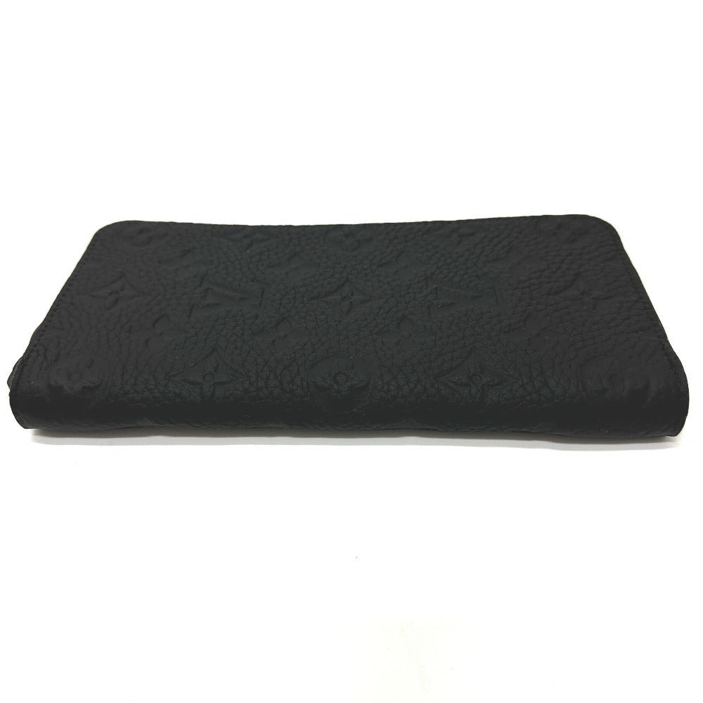 LOUIS VUITTON Long Wallet Purse M69047 Taurillon Clemence Leather black Monogram Zippy wallet  Vertical mens