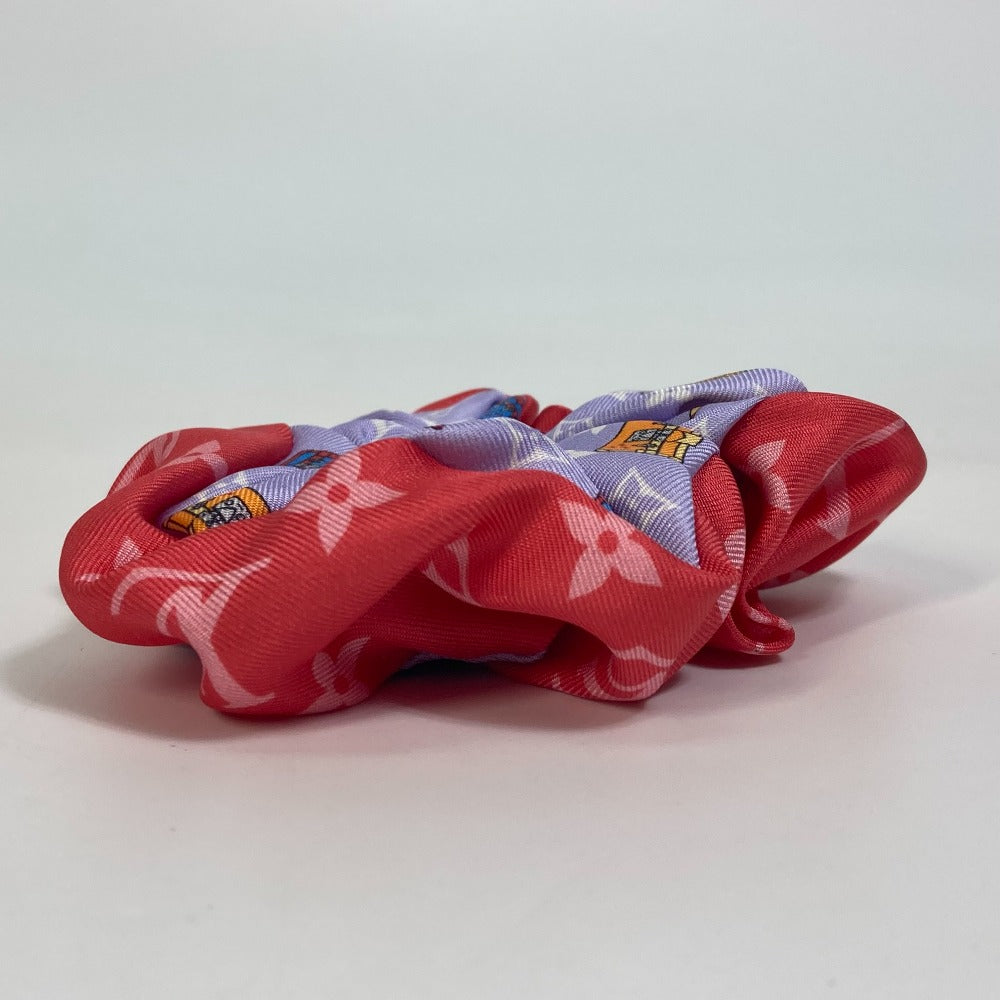 LOUIS VUITTON hair accessory M77692 silk multicolor only one scrunchie set minimal Women