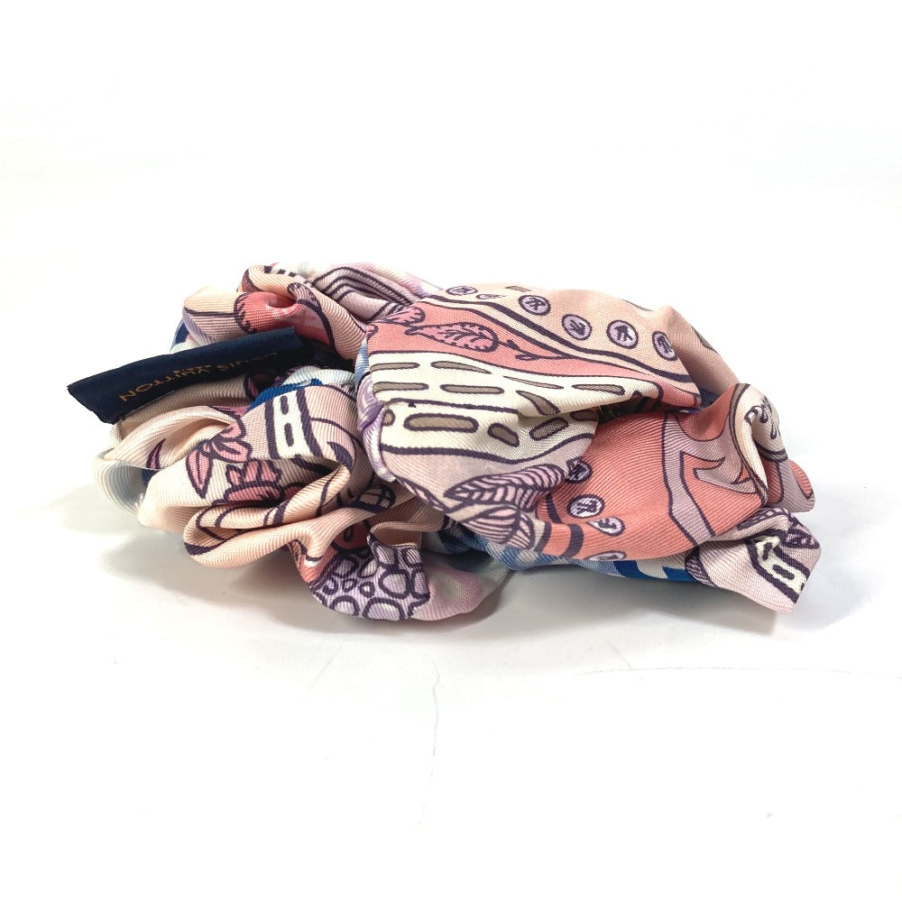 LOUIS VUITTON hair accessory M76955 silk pink Scrunchie Troshu Women