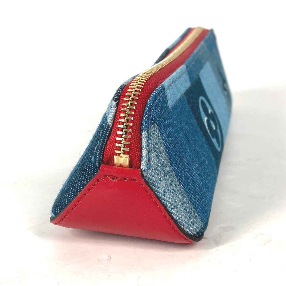 LOUIS VUITTON pencil case GI0444 Monogram denim blue Monogram denim Truth Elizabeth Women