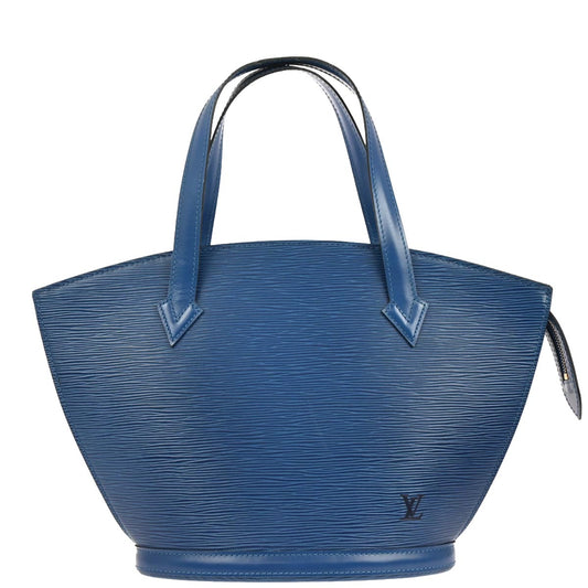 Louis Vuitton 1995 Blue Epi Saint Jacques Tote Handbag M52275