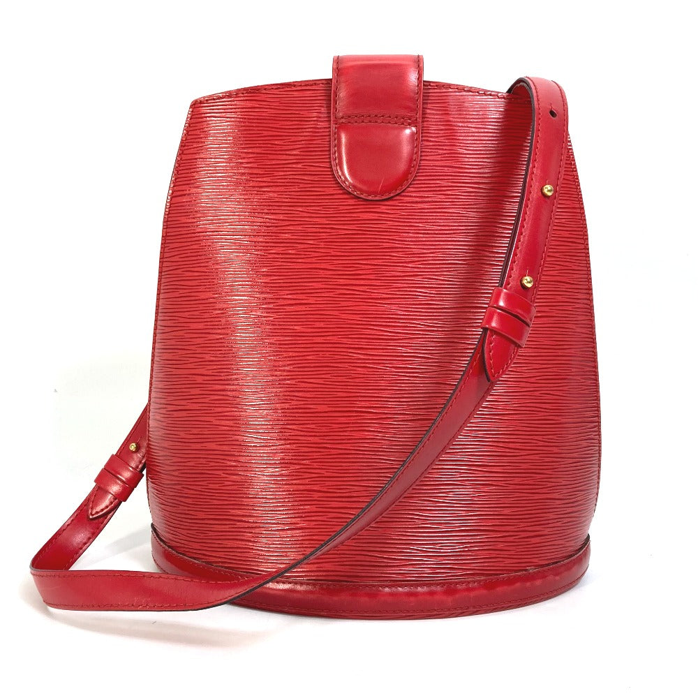 LOUIS VUITTON Shoulder Bag Epi Leather Red Epi Cluny Women