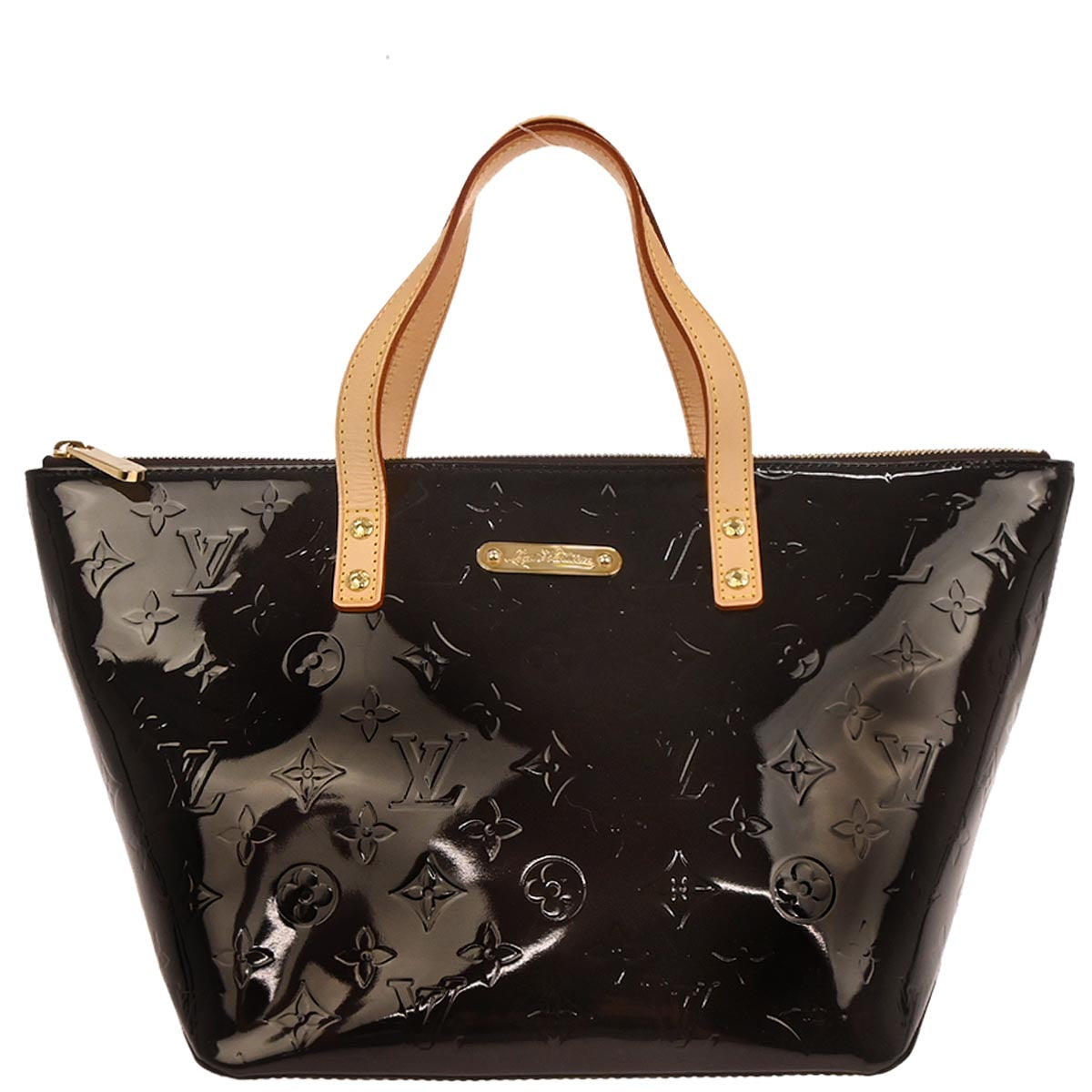 Louis Vuitton 2008 Purple Monogram Vernis Bellevue PM Handbag M93585
