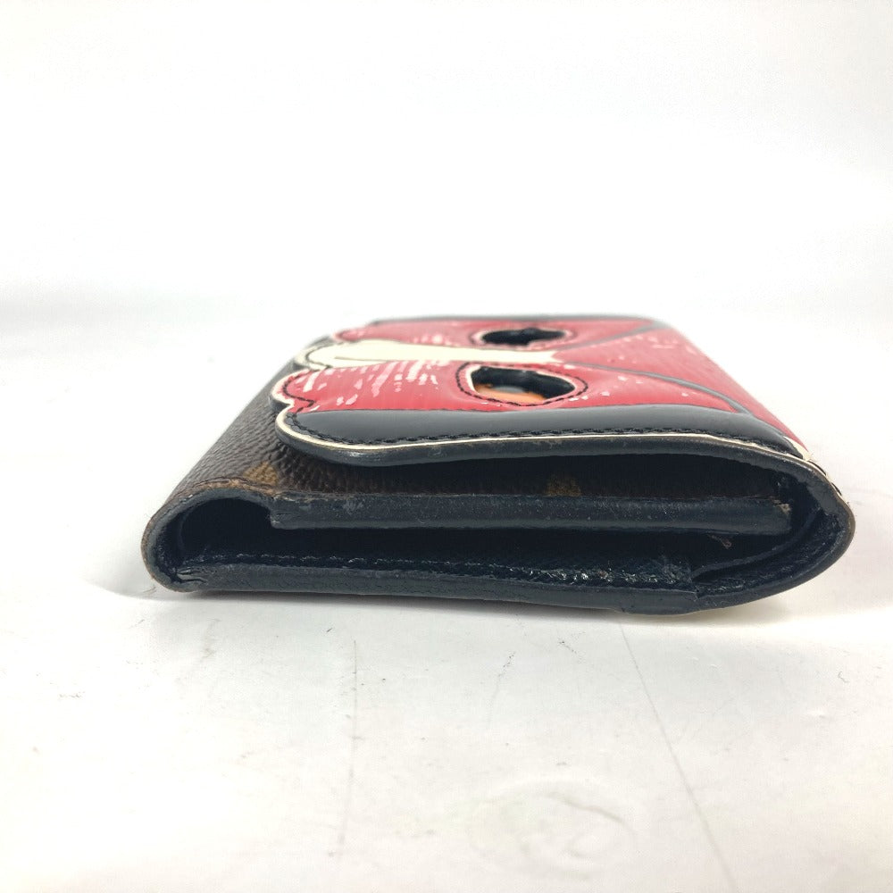 LOUIS VUITTON Trifold wallet M67257 Monogram Canvas, Epi Leather Brown Monogram Kabuki Portefeuille Victorine Women