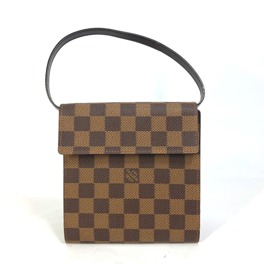 LOUIS VUITTON Handbag M99074 Damier canvas Brown Damier CD case DVD case pouch