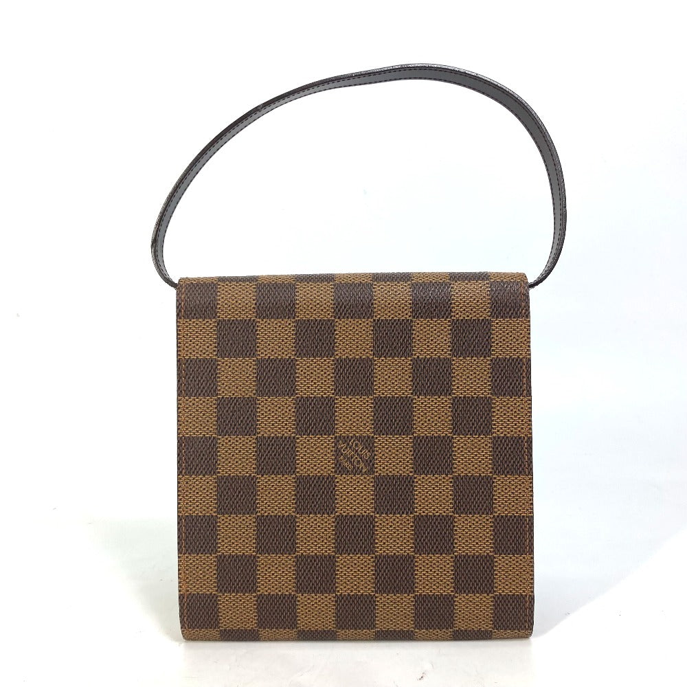 LOUIS VUITTON Handbag M99074 Damier canvas Brown Damier CD case DVD case pouch