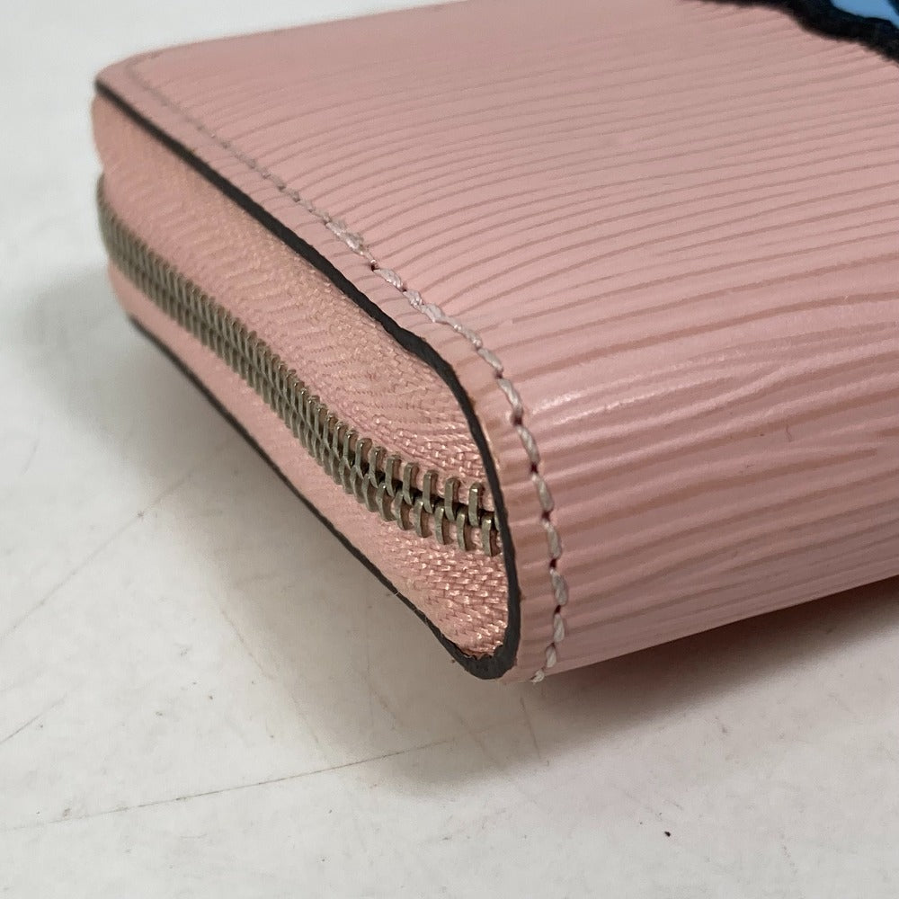 LOUIS VUITTON Coin case M63723 Epi Leather pink epi stories Zip around purse Women