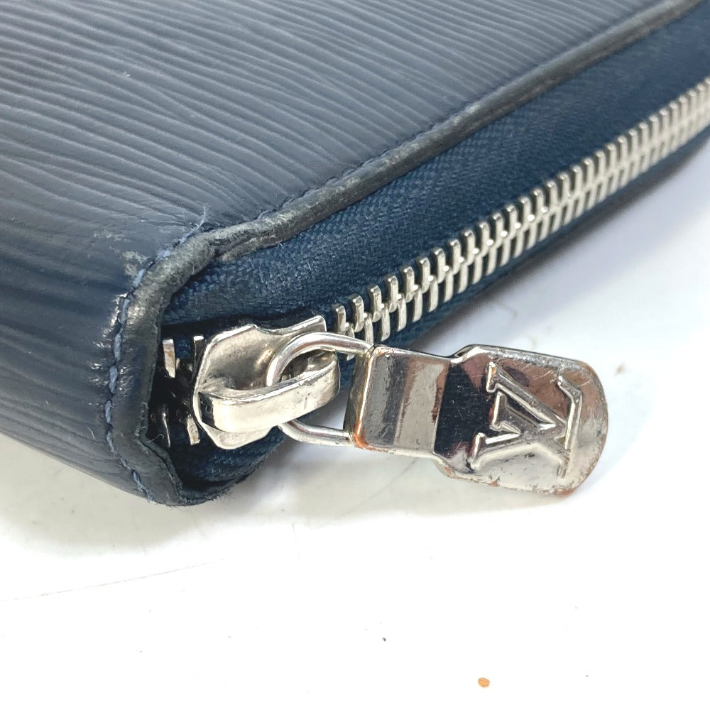 LOUIS VUITTON Long Wallet Purse M62644 Epi Leather Navy travel case long wallet Zippy Organizer NM mens