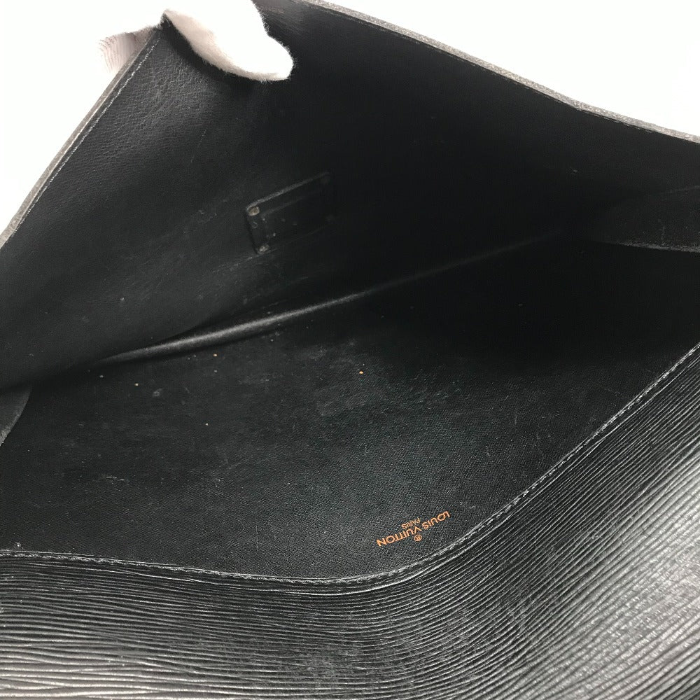 LOUIS VUITTON Clutch bag ?54452 Epi Leather black Epi Porto Document Case