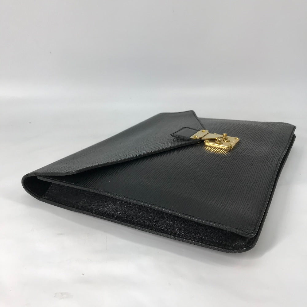 LOUIS VUITTON Clutch bag ?54452 Epi Leather black Epi Porto Document Case