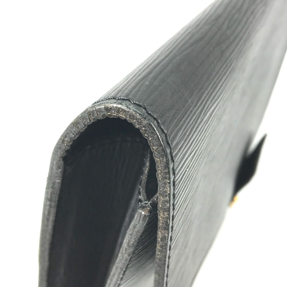 LOUIS VUITTON Clutch bag ?54452 Epi Leather black Epi Porto Document Case