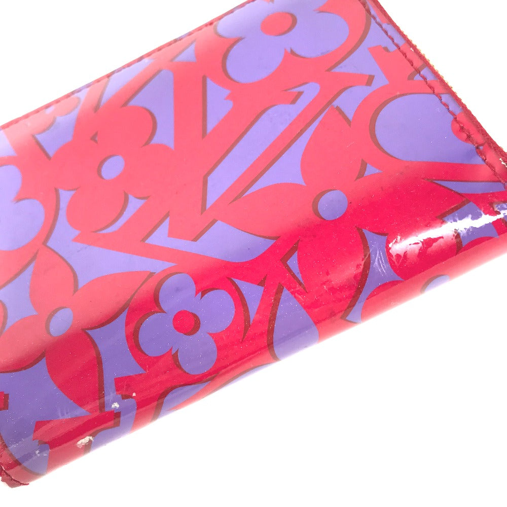 LOUIS VUITTON Coin case M90130 Patent leather purple 2014 Valentine Sweet Monogram Zip around purse Women