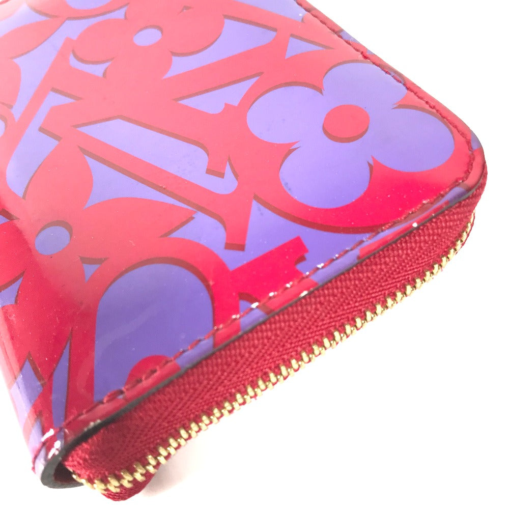 LOUIS VUITTON Coin case M90130 Patent leather purple 2014 Valentine Sweet Monogram Zip around purse Women