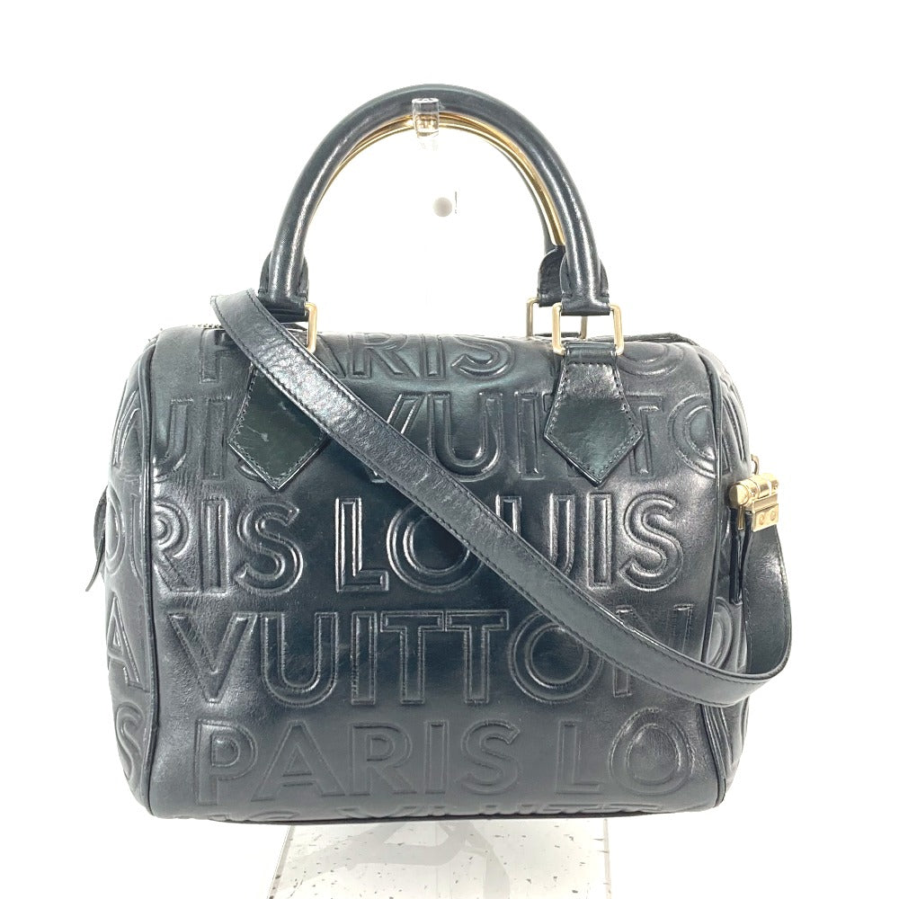 LOUIS VUITTON Handbag M95814 leather black 2008 Limited Edition Monogram Speedy Mini 20 Women