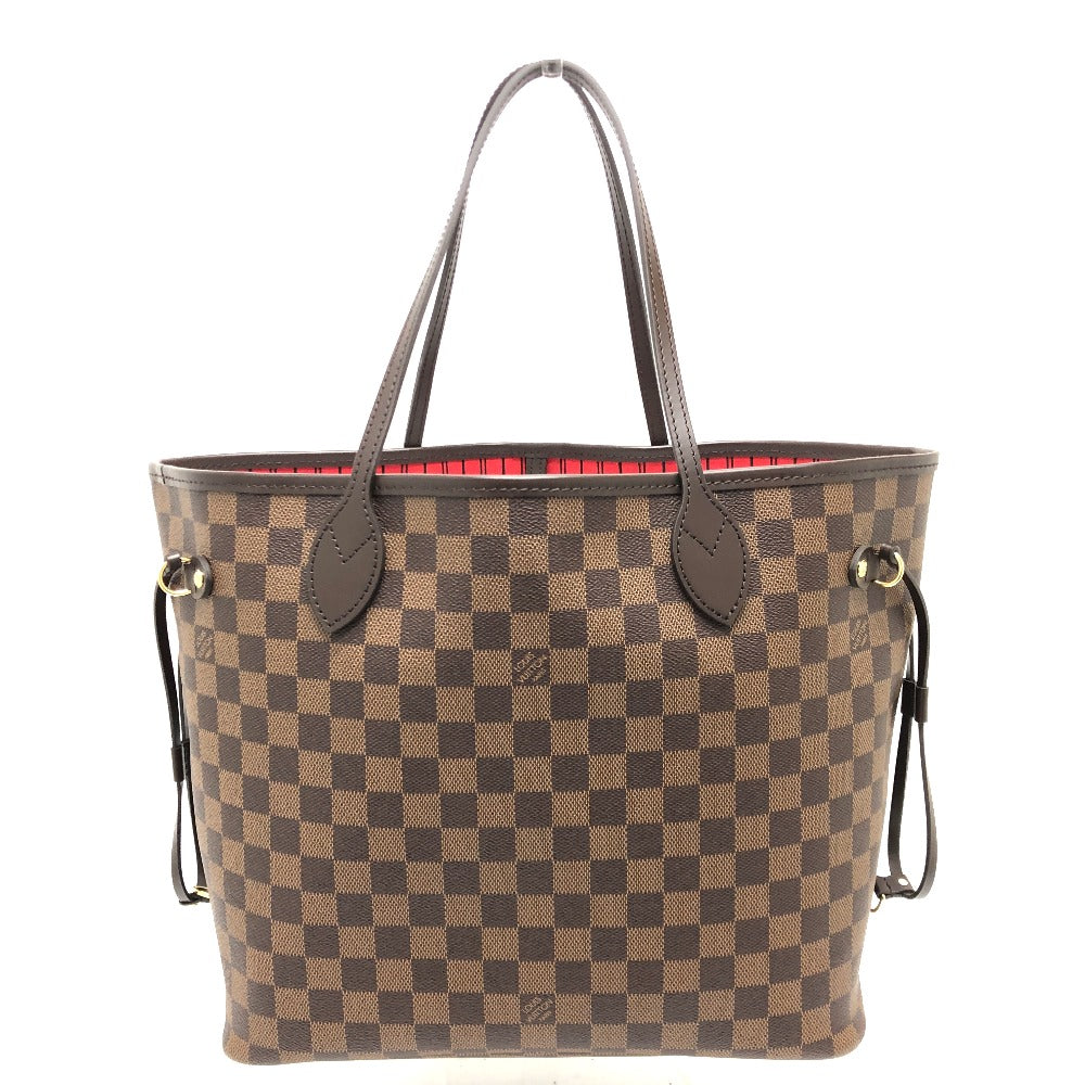 LOUIS VUITTON Tote Bag Damier canvas Brown Neverfull MM Women