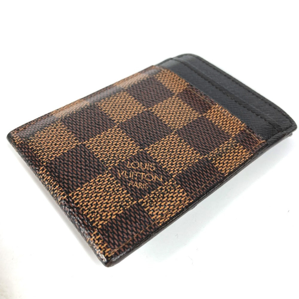 LOUIS VUITTON Card Case Damier canvas Brown Damier Porte Cartes Pance Women