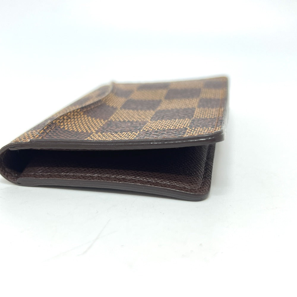 LOUIS VUITTON Card Case M60502 Damier canvas Brown Organizer De Poch Women