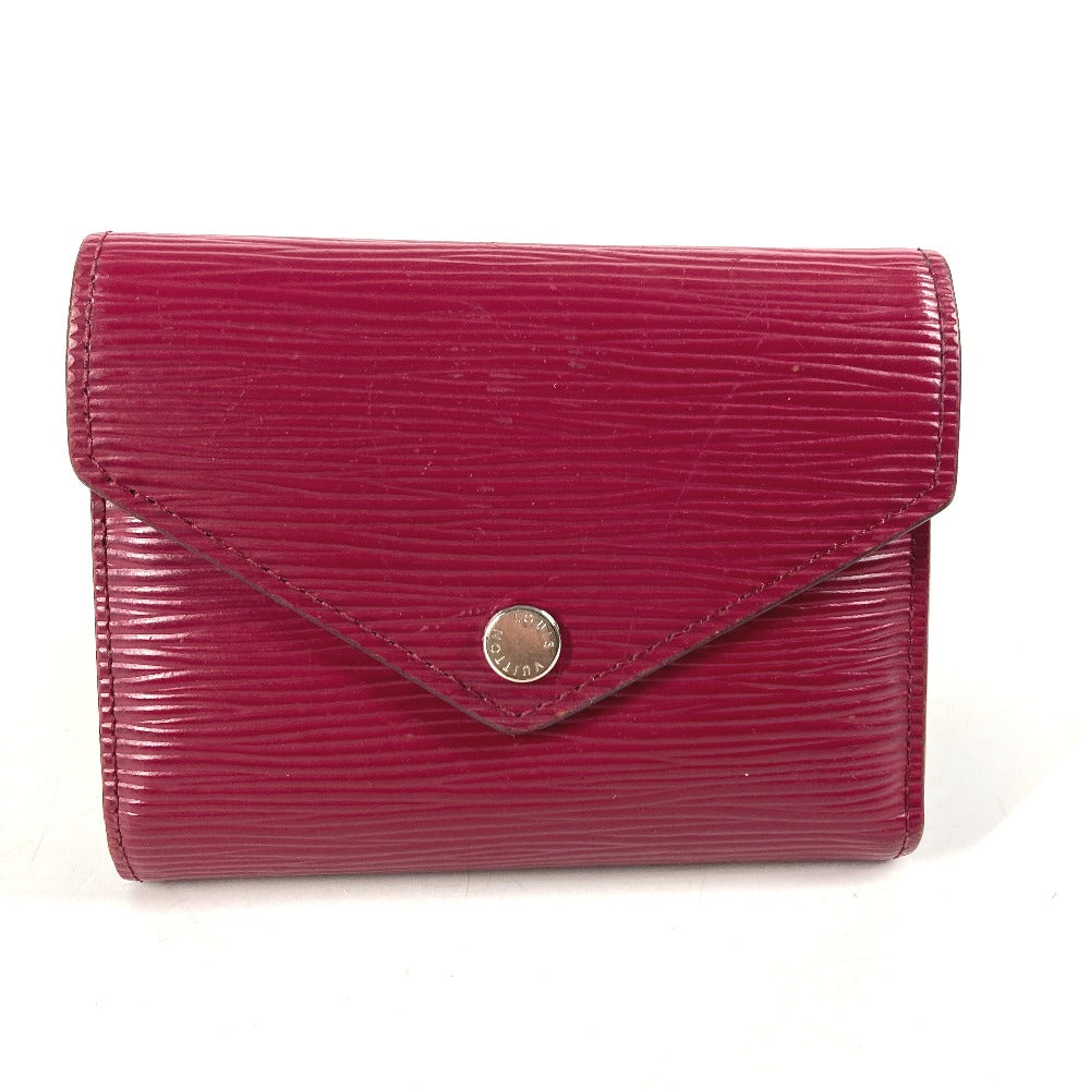 LOUIS VUITTON Trifold wallet M62171 Epi Leather purple Epi Portefeuille Victorine