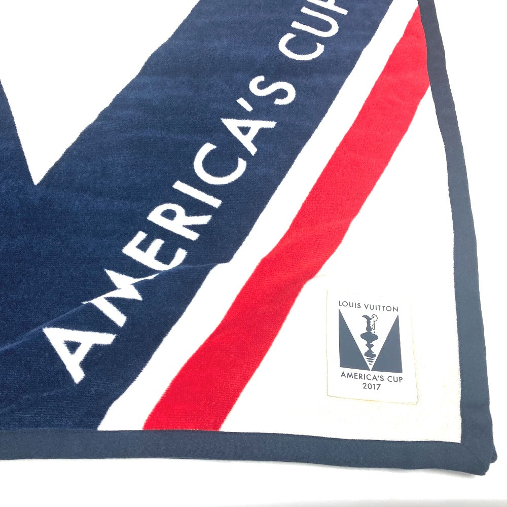 LOUIS VUITTON towel M70500 cotton Navy Bath towel Interior Throw Blanket Louis Vuitton Cup LVCUP mens