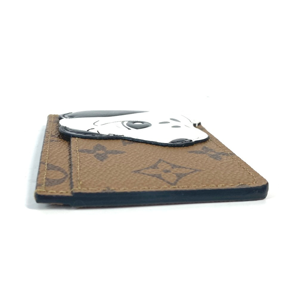LOUIS VUITTON Card Case M83691 Monogram reverse canvas Brown Monogram reverse Porto cult  Simple Women
