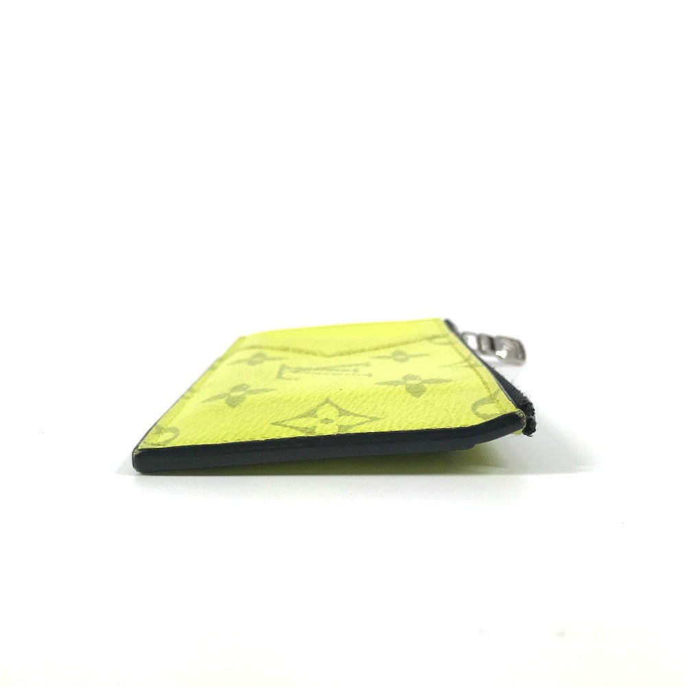 LOUIS VUITTON Coin case M30950 Taiga Leather, Monogram Canvas yellow Taigalama Coin card holder Women(Unisex)