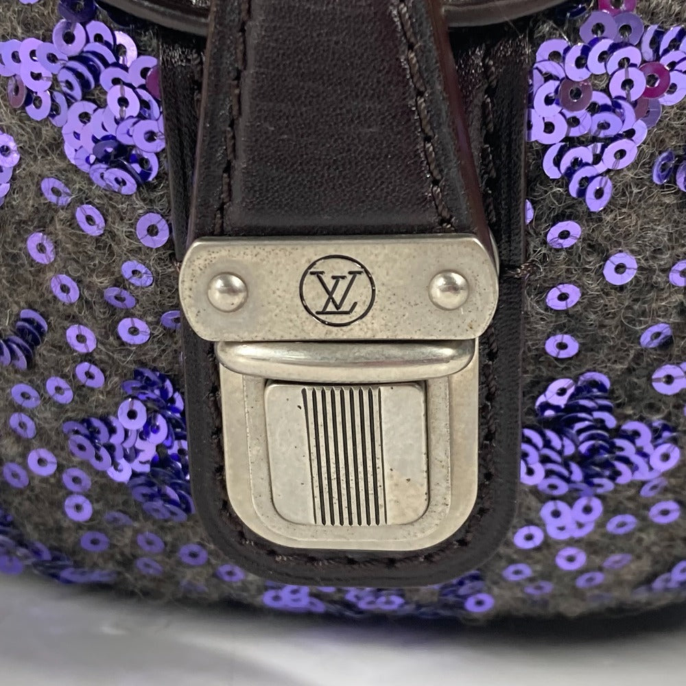 LOUIS VUITTON Handbag M40793 leather purple Sunshine Express Women