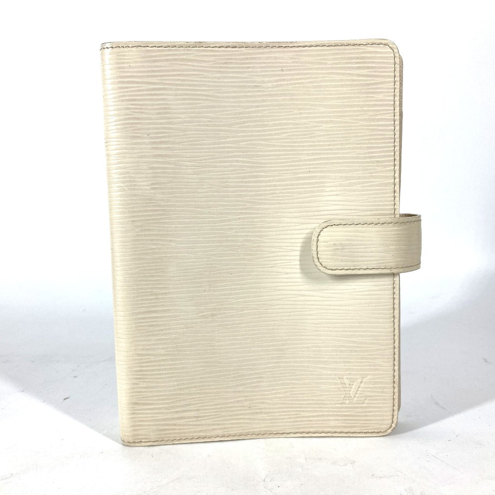 LOUIS VUITTON Notebook cover R2004J Epi Leather white Epi Agenda MM Women