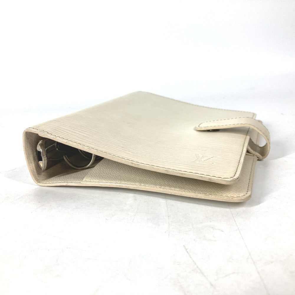 LOUIS VUITTON Notebook cover R2004J Epi Leather white Epi Agenda MM Women