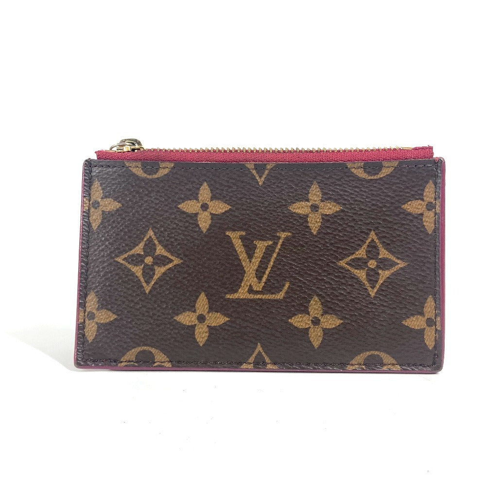 LOUIS VUITTON Coin case M67889 Monogram canvas Brown Monogram Porto Cult Zip Women