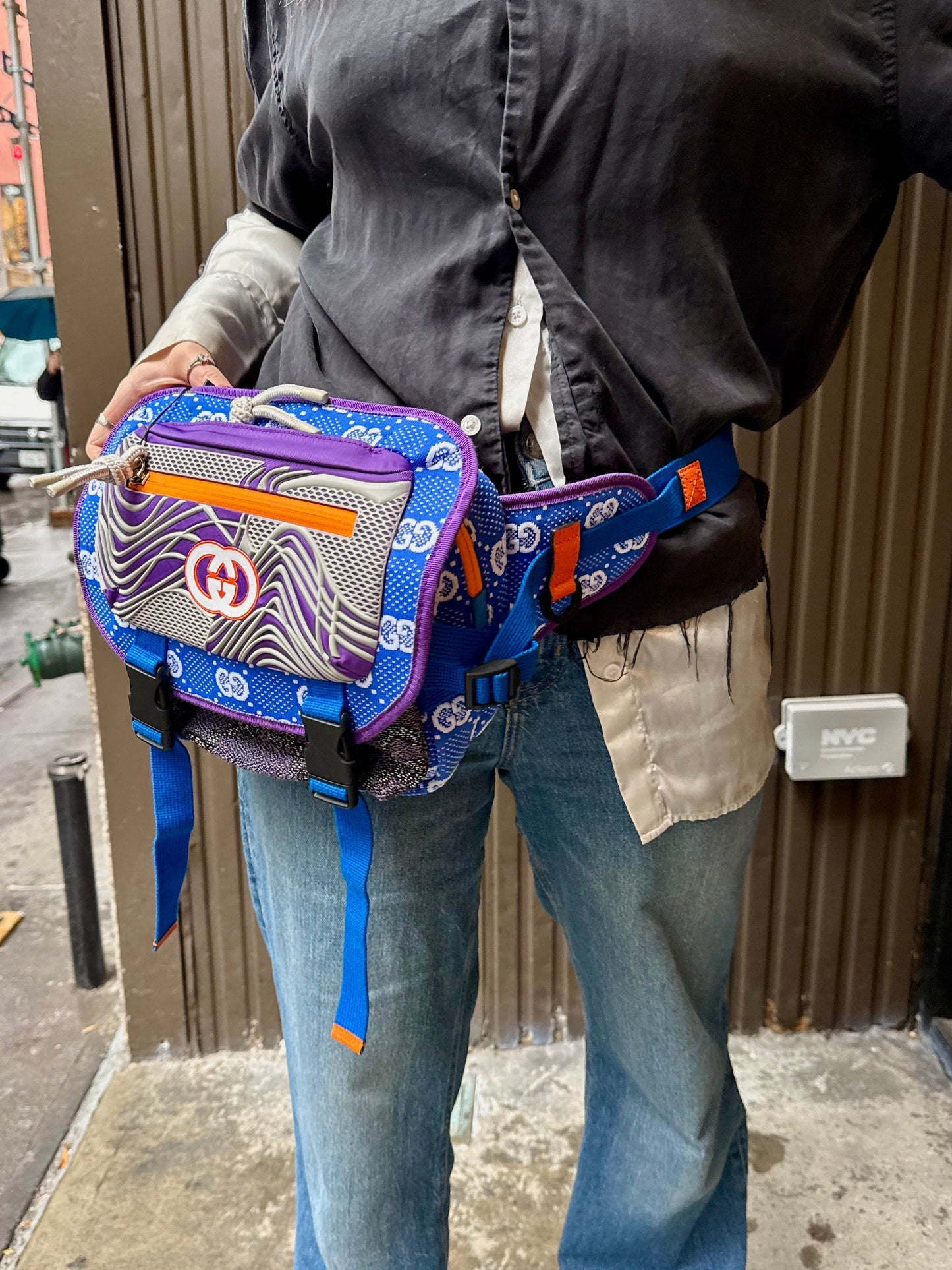 Gucci GG Multicolor Outdoor Technical Canvas Backpack