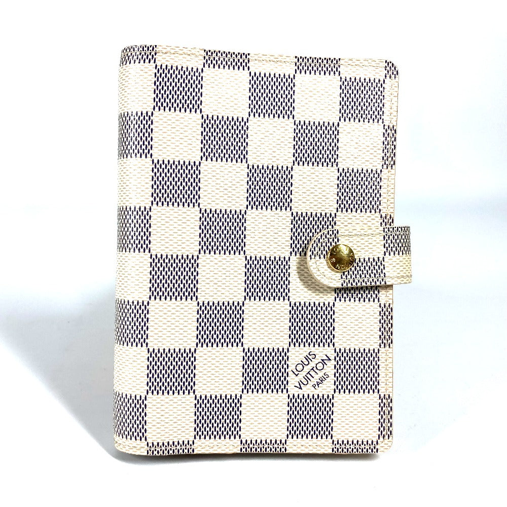LOUIS VUITTON Notebook cover R20706 Damier Azur Canvas white Damier Azur Agenda PM Women(Unisex)