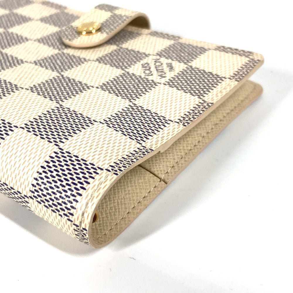LOUIS VUITTON Notebook cover R20706 Damier Azur Canvas white Damier Azur Agenda PM Women(Unisex)