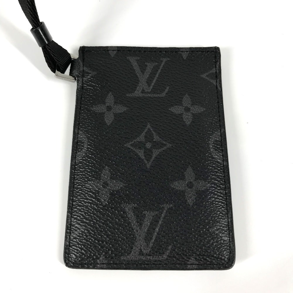 LOUIS VUITTON Card Case M61690 Monogram Eclipse Canvas black Monogram Eclipse Card folder unisex(Unisex)