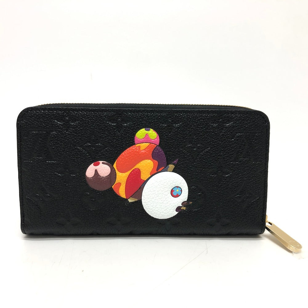 LOUIS VUITTON Long Wallet Purse M14160 Monogram Ann Platt Leather black Japan exclusive LVxTM Zippy wallet