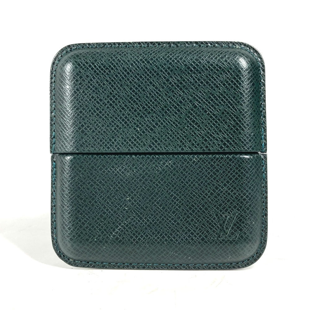 LOUIS VUITTON Cigarette case M30734 Taiga Leather green Taiga Etui 10 cigarillos unisex(Unisex)