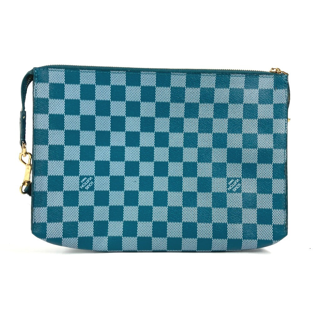 LOUIS VUITTON Shoulder Bag N41310 PVC / Leather green Damier color module unisex(Unisex)